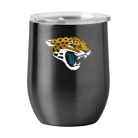 Logo Brands Jacksonville Jaguars 16oz Gameday Stainless Curved Beverage 615-S16CB-1